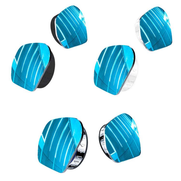 Suction Cup Car Rearview Blind Spot Reversing Assist Mirror, Silver, Black, White
