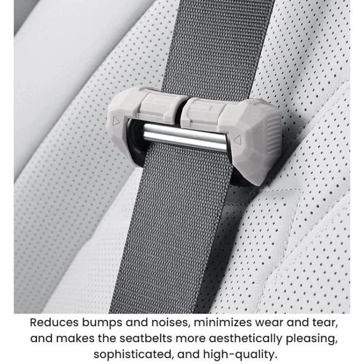 For Leapmotor B10 Silicone Seatbelt Fixing Anti-collision Buckle Protective Cover