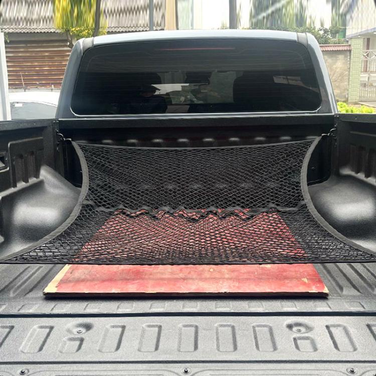 Single-Layer Storage Securing Netting For Pickup Truck Trunks