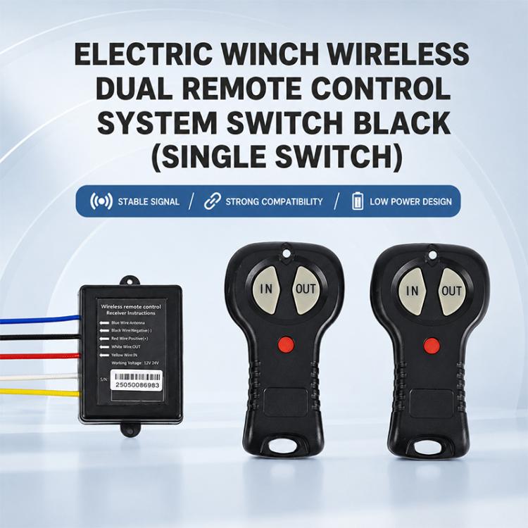 12V 24V Universal Wireless Winch Remote Control With Switch, CY-3K0