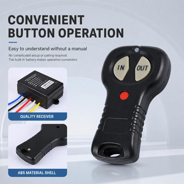 12V 24V Universal Wireless Winch Remote Control With Switch, CY-3K0