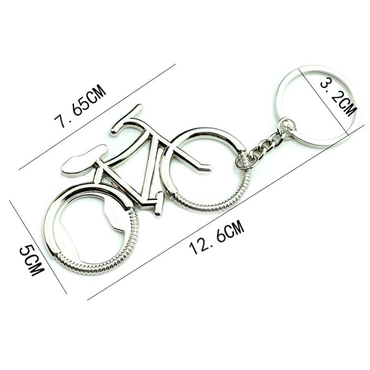 5pcs Bicycle Keychain With Bottle Opener Creative Metal Key Ring, A-030
