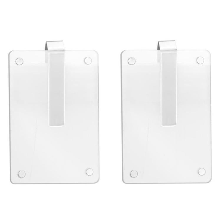 2pcs Acrylic Car Sun Visor Photo Clip Holder Magnetic Polaroid Clip