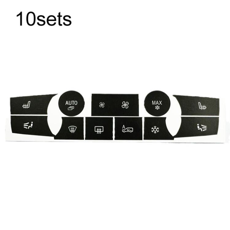 For BMW X5 E70 / X6 E71 10sets Air Conditioner Button Repair Stickers