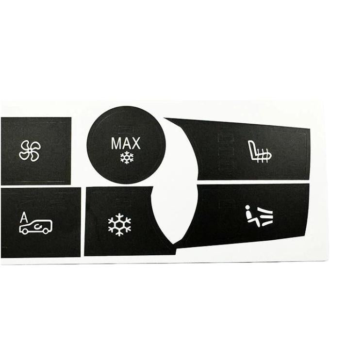 For BMW X5 E70 / X6 E71 10sets Air Conditioner Button Repair Stickers