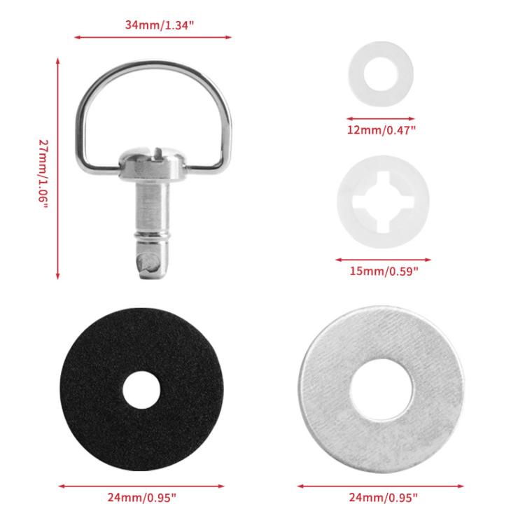 4pcs /Set UTV Conversion Kit Roof Bolt Kit for CAN-AM X3, Bolt Kit