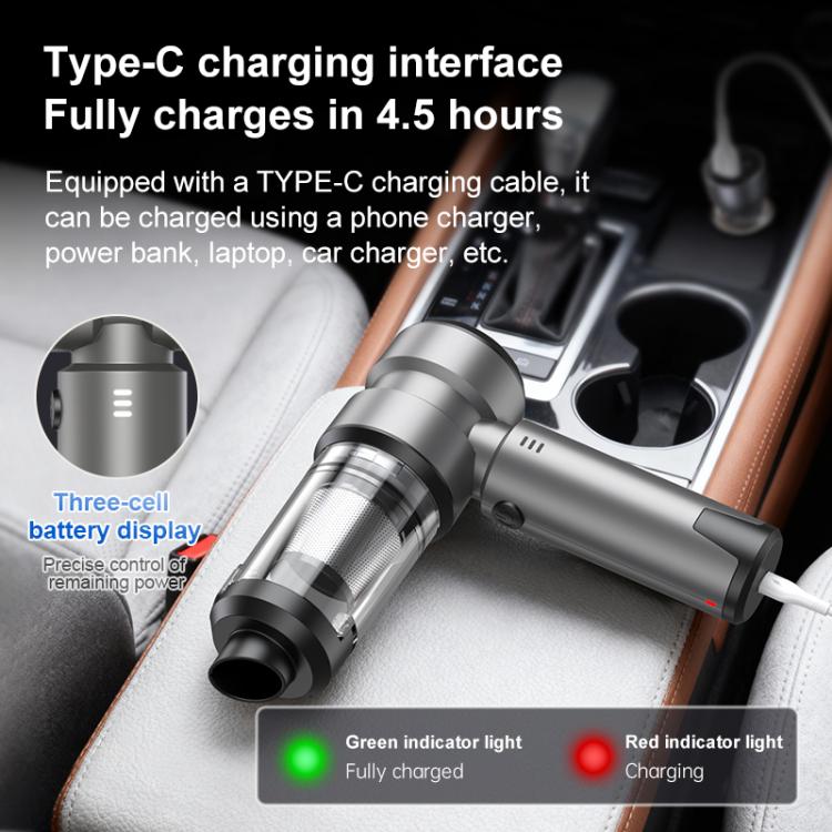 LT-147 Three-speed Long Range Car Cordless Vacuum Cleaner Brushless 4 In 1 Vacuum Cleaner