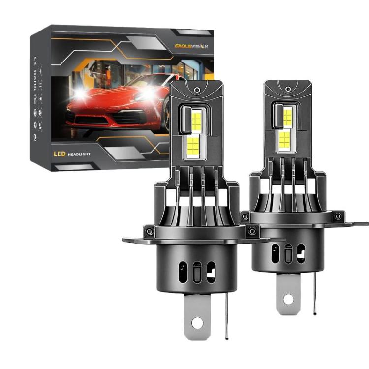 2pcs/Pack 6500K Focused Beam Plug-And-Play Car Headlight With Fan, Z08 H7, Z08 H4, Z08 H11, Z08 9005, Z08 9006