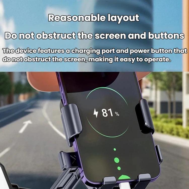 Outdoor Waterproof Motorcycle Phone Mount With Helmet Universal Phone Navigation Bracket, Handlebar Pink, Rearview Mirror Black, Rearview Mirror Pink