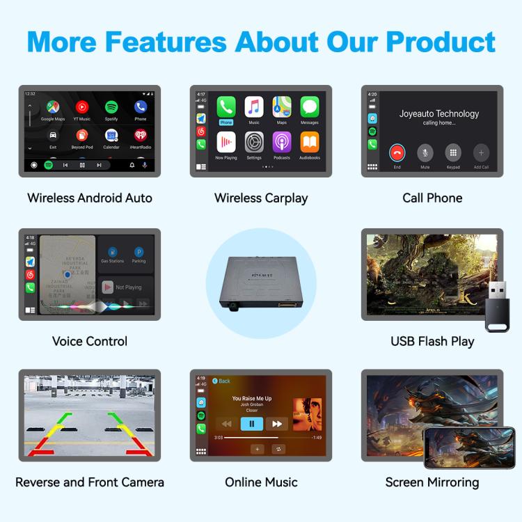 Wireless CarPlay Module Decoder, For Infiniti Q50/Q60/Q50L/QX50 2015-2019 JOYEAUTO WZIN-1, For Infiniti QX60/Q70 2015-2019 JOYEAUTO WZIN-2, For Infiniti QX70/Q70 Low 2017-2019 JOYEAUTO WZIN-3, For Infiniti Q50/Q60/Q50L 2013-2015 JOYEAUTO WZIN-4        ...