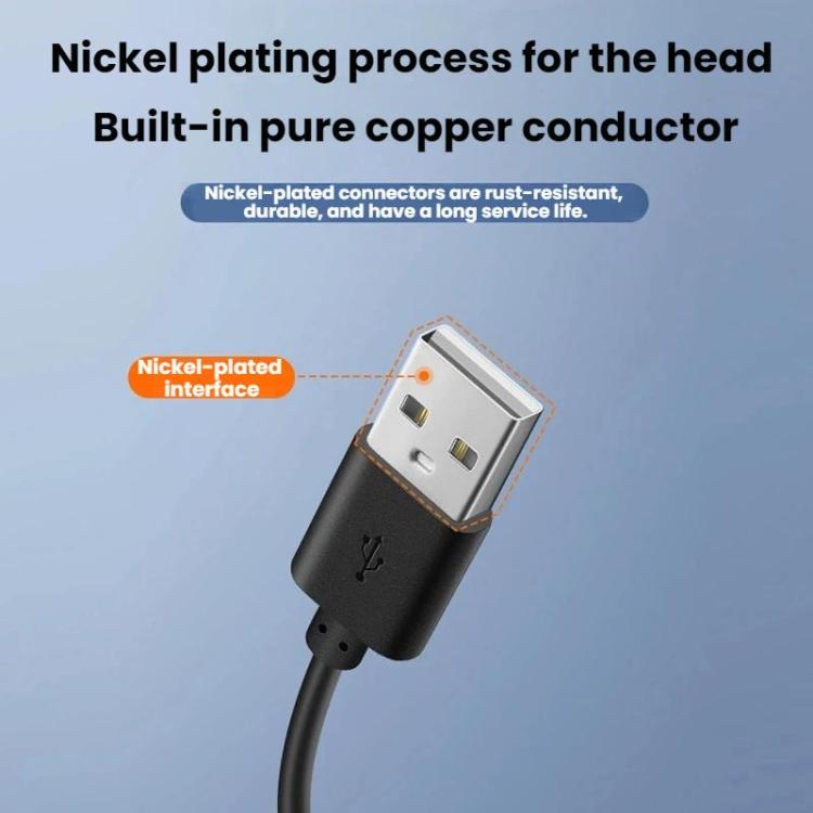 0.3m Push-button T3-speed Adjustable Power Cord