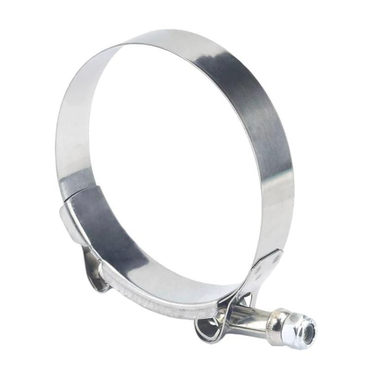 Automotive Motorcycle Muffler Exhaust Pipe Clamp Stainless Steel T-Type Heavy-Duty Clamp, 2 inch 51-61mm, 2.5 inch 64-74mm, 3 inch 77-87mm, 4 inch 102-112mm
