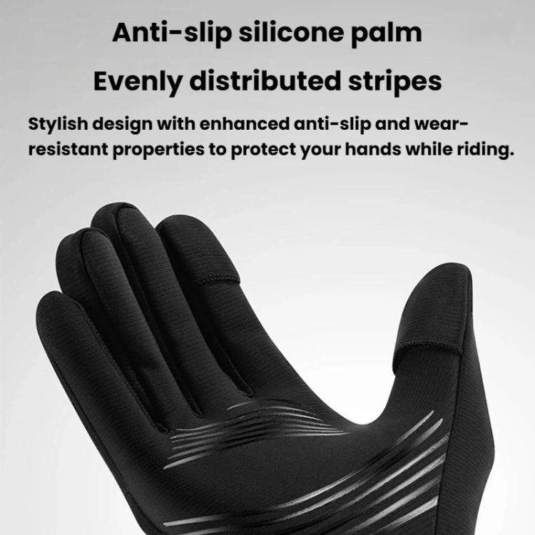WEST BIKING YP0211270 Winter Bike Windproof Warm Gloves Water-Repellent Gloves With Buckle, M, L, XL, 2XL
