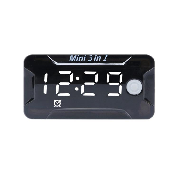 8-150V Electric Scooter/Motorcycle Two-Wire Waterproof Time Voltage Temperature Meter
