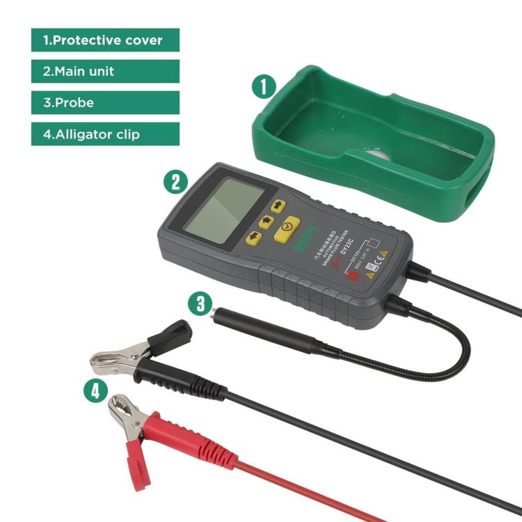 DUOYI Car Brake Fluid Water Content Digital Display Tester With Sound And Light Alarm, DY23C