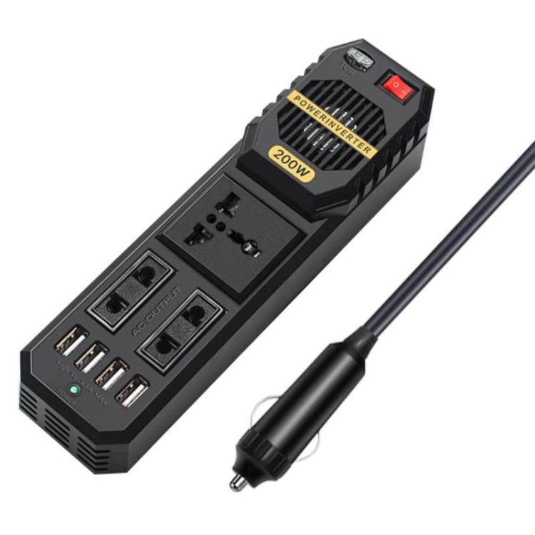 BYGD 200W 12V To 220V Mini Car Power Inverter