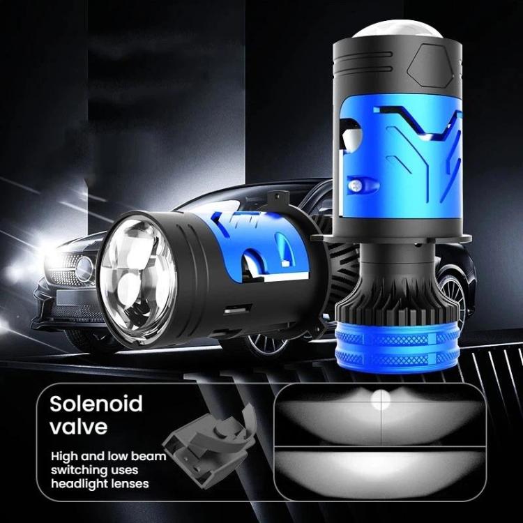 2pcs 6000K Automotive LED Laser Headlights Super Bright with Lens