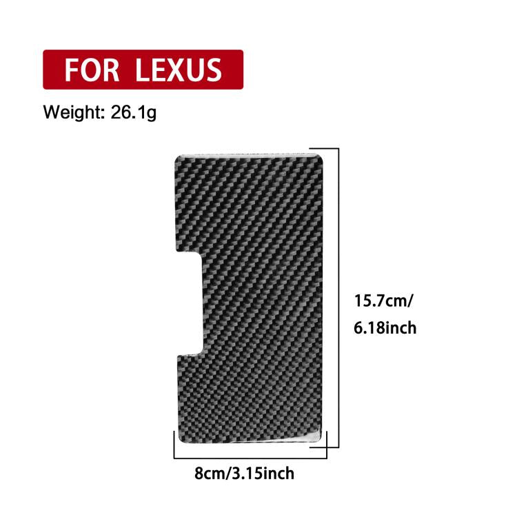 For 1999-2005 Lexus IS300 Right-Handed Drive 2pcs /Set Cupholder Sticker Set, Right-Handed Drive