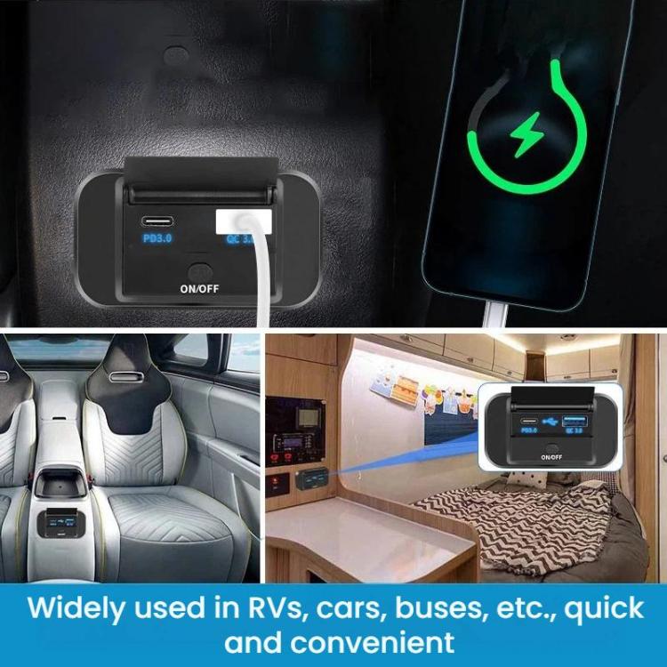 Car USB Charging Port Fast Charging PD Interface Modification