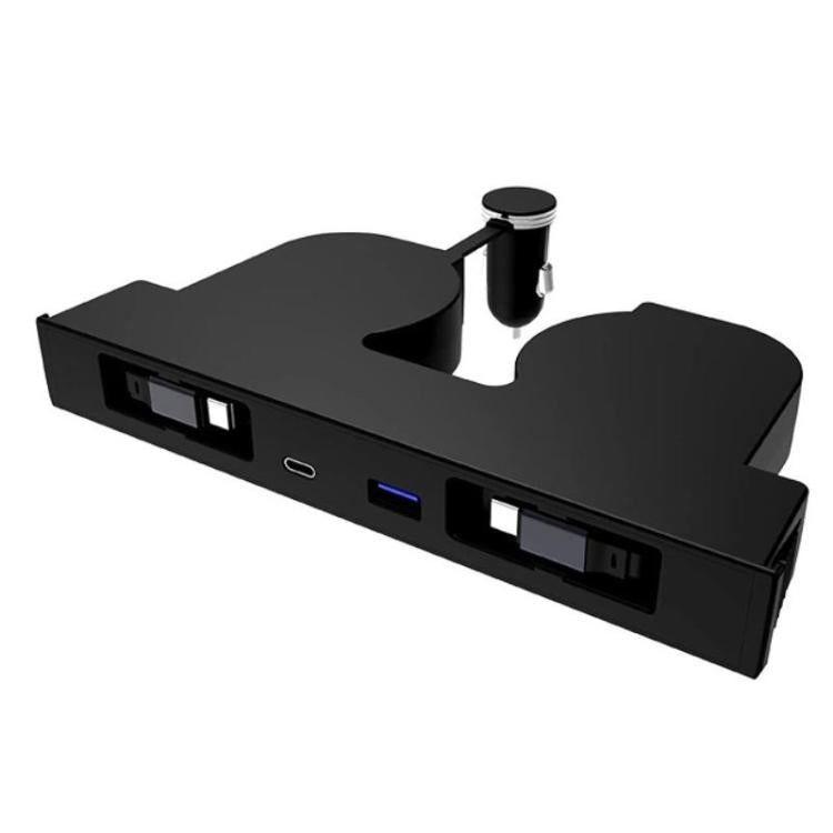 Car Central Charging Docking Station For Tesla 2025+ Model Y Juniper / 2024+ Model 3 Highland, 8 Pin+Type-C, Type-C+Type-C