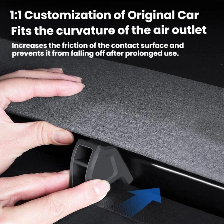 Car Vent Clip Mount Bracket For Tesla 2025+ Model Y Juniper / 2024+ Model 3 Highland, For Tesla 2025+ Model Y Juniper / 2024+ Model 3 Highland
