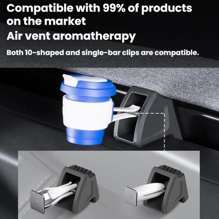 Car Vent Clip Mount Bracket For Tesla 2025+ Model Y Juniper / 2024+ Model 3 Highland, For Tesla 2025+ Model Y Juniper / 2024+ Model 3 Highland