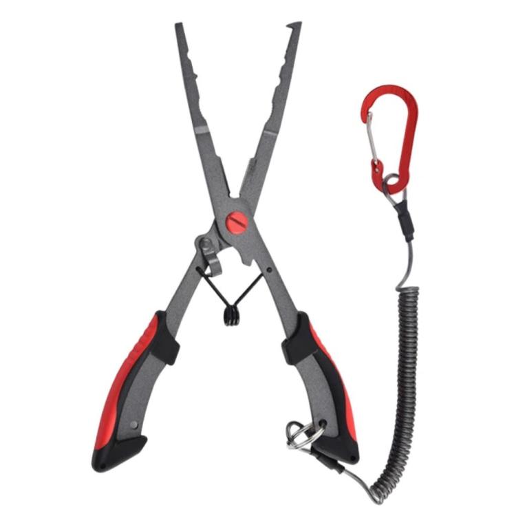 Seawater Corrosion Resistant Extended Eagle-Beak Hook Remover Line Cutter Pliers, Lure Plier, Lure Plier + Wire Safety Rope, Lure Plier + Wire Safety Rope + Nylon Bag, Lure Plier + Wire Safety Rope + Rubber Sleeve                                       ...