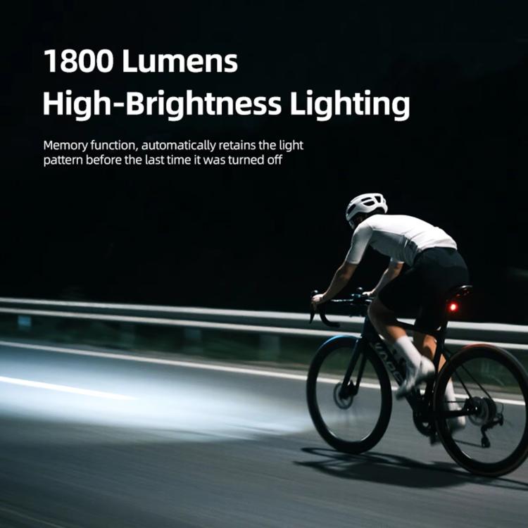 Hanging Bike Light 1800 High-Lumen Under-Saddle Front Light Road/Mountain Bike Anti-Glare Night Riding Light, CYC1800