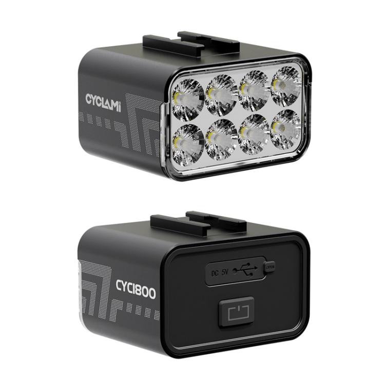 Hanging Bike Light 1800 High-Lumen Under-Saddle Front Light Road/Mountain Bike Anti-Glare Night Riding Light, CYC1800
