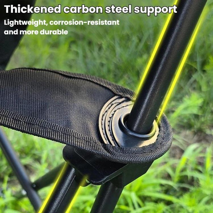 Talrix Outdoor Camping Moon Chair Portable Folding Beach Chair, Classic Black, Classic Gold, Tall Black, Tall Gold, 3-Level Adjustable Black, 3-Level Adjustable Gold, With Leg Rest Black, With Leg Rest Gold