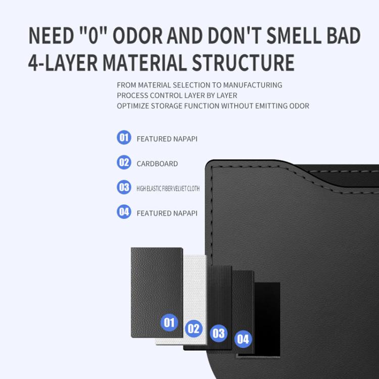 Car Storage Net Bag For Receipts Cards Mobile Phones Side Storage Pocket