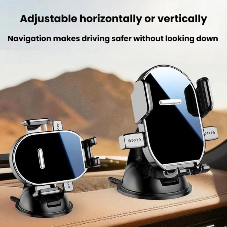 360-Degree Rotating Car Vent Suction Cup Mount Vent-Free Car Navigation Phone Holder, Single Mount, Mount+Strong Adhesive Auxiliary Disc, Mount+Vent Hook, Mount+Parking Sign