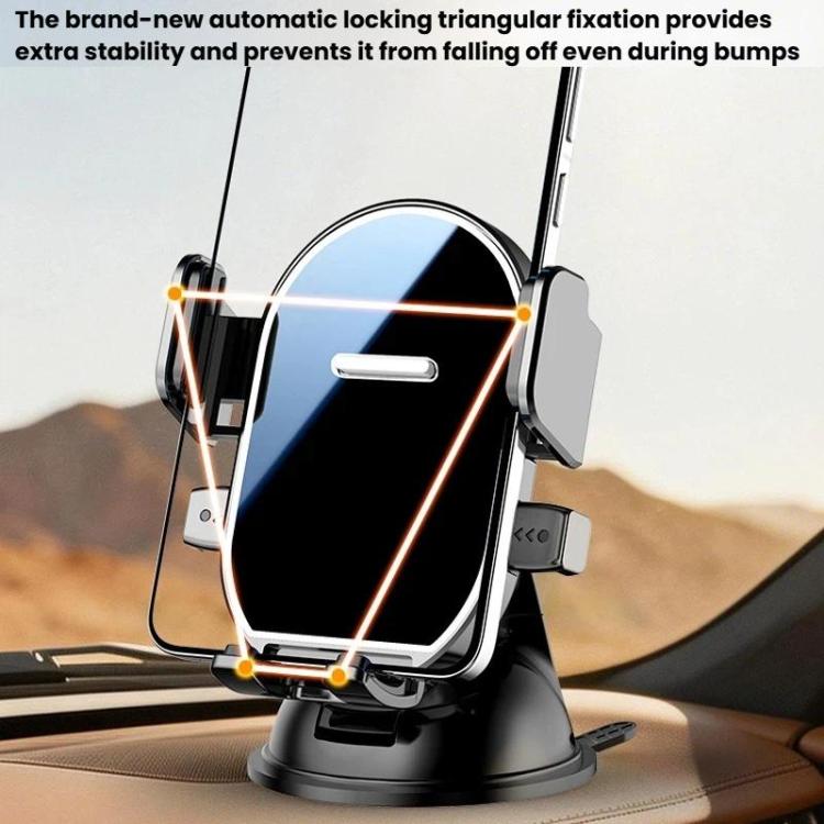 360-Degree Rotating Car Vent Suction Cup Mount Vent-Free Car Navigation Phone Holder, Single Mount, Mount+Strong Adhesive Auxiliary Disc, Mount+Vent Hook, Mount+Parking Sign