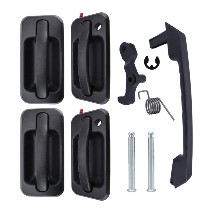 For Hummer H2 Car Exterior Door Handles Front And Rear Four Doors + Tailgate Handle Set 15104792/10360326