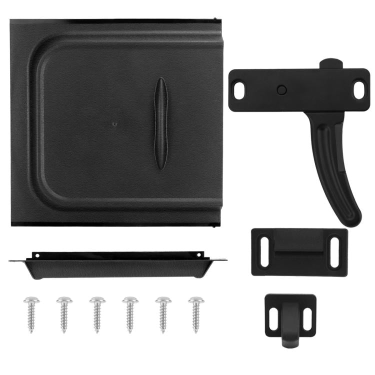 RV Door Lock UV-resistant Panel Protection Cover Kit, White, Black, White + Screen Door Lock Right, Black + Screen Door Lock Right