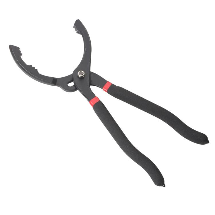 Clamp-Style Oil Filter Wrench 3-Position Adjustable Tool for Automotive Oil Filter Removal and Installation, 10-inch, 12-inch