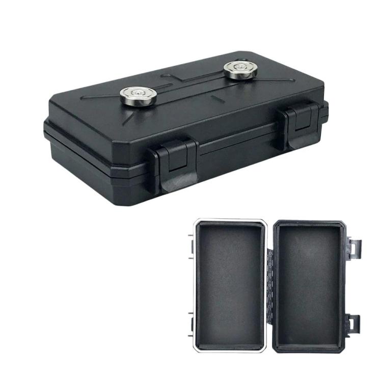 Outdoor Portable Car Bottom Hidden Magnetic Storage Box, 19x12.5x4.7cm, 15x6x3.5cm, 12x7x4cm, 15.5x10x4.5cm, 20x12x5cm