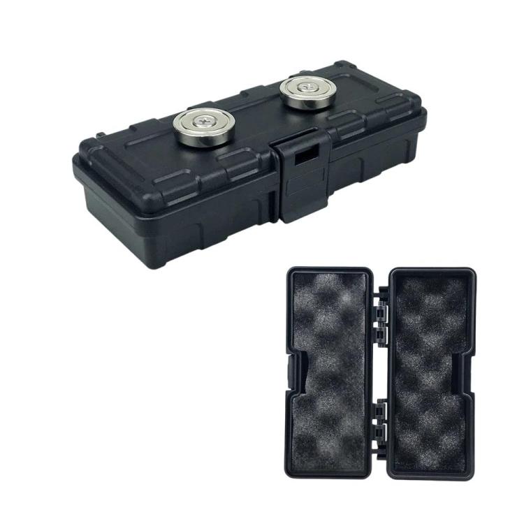 Outdoor Portable Car Bottom Hidden Magnetic Storage Box, 19x12.5x4.7cm, 15x6x3.5cm, 12x7x4cm, 15.5x10x4.5cm, 20x12x5cm