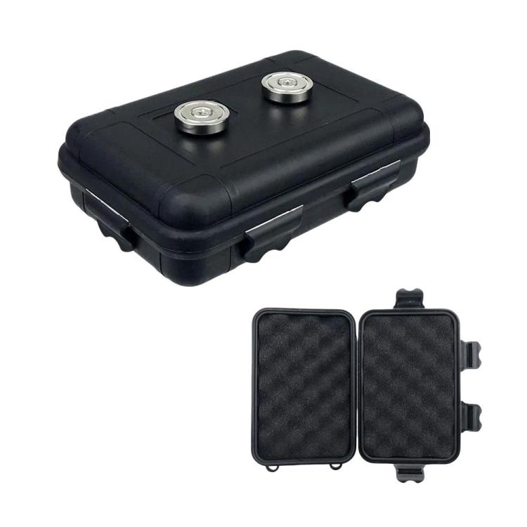 Outdoor Portable Car Bottom Hidden Magnetic Storage Box, 19x12.5x4.7cm, 15x6x3.5cm, 12x7x4cm, 15.5x10x4.5cm, 20x12x5cm
