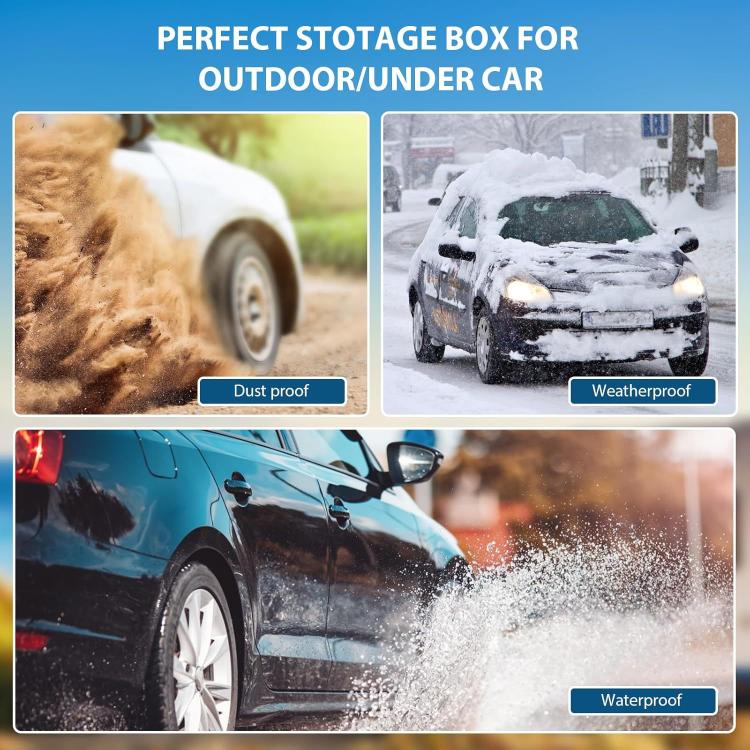 Outdoor Portable Car Bottom Hidden Magnetic Storage Box, 19x12.5x4.7cm, 15x6x3.5cm, 12x7x4cm, 15.5x10x4.5cm, 20x12x5cm