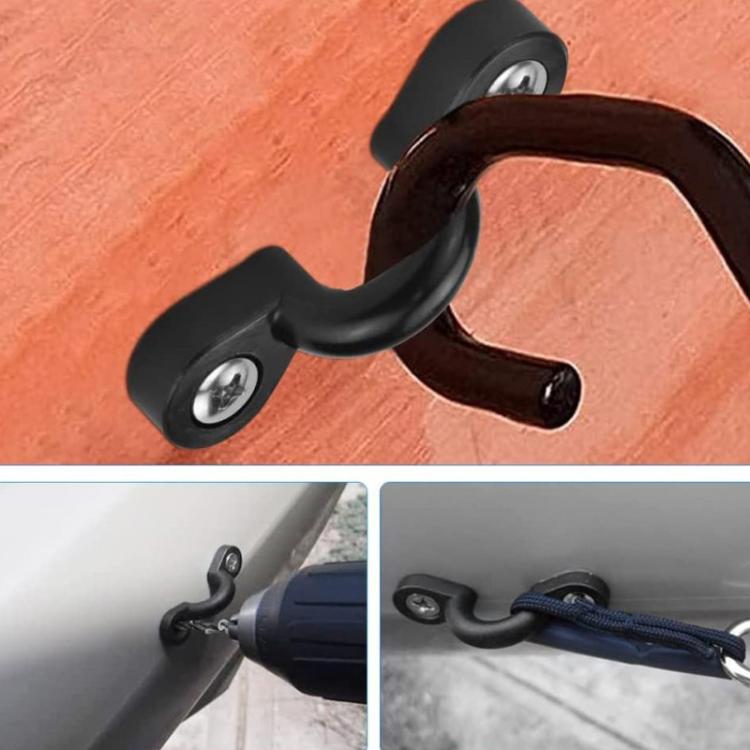 10pcs Kayak Elastic Cord C-Type Pull Buckle With Screws Deck Fixed Clip, Humplock, Canoe Accessories, C-Type Pull Buckle