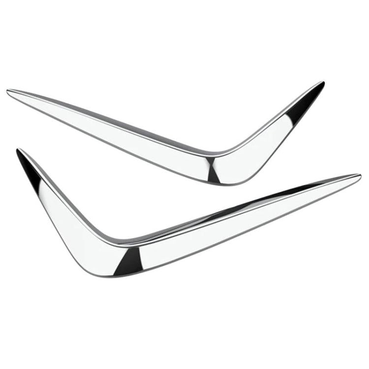 WK-902 2pcs For Toyota Corolla Cross 2025 Front Bumper Fog Light Anti-Collision Decorative Sticker