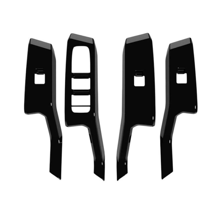 4pcs / Set For Toyota RAV4 / Wildlander Car Window Switch Panel Decorative Sticker, LHD Silver, LHD Black, LHD Carbon Fiber, RHD Silver, RHD Black, RHD Carbon Fiber