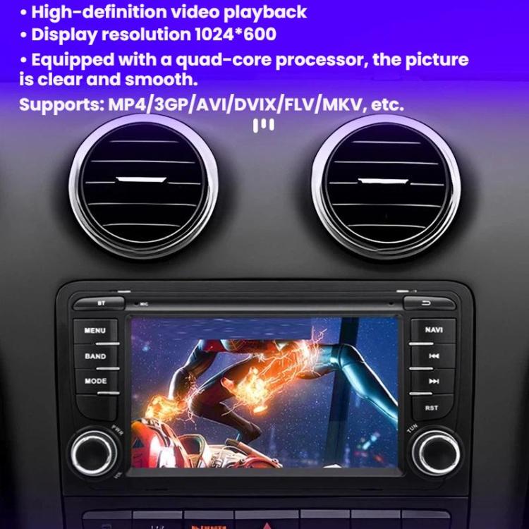 7-Inch Car Navigation Multimedia Smartphone Connectivity CarPlay All-In-One For Audi A3, Quad-core 2GB+32GB, Quad-core 4GB+32GB, Octa-core 4GB+64GB, Octa-core 6GB+128GB