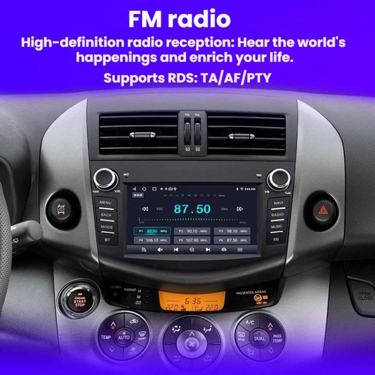 7 inch Smartphone-connected GPS Navigator For Toyota RAV4, Quad-core 2GB+32GB, Quad-core 2GB+64GB, Octa-core 4GB+64GB, Octa-core 6GB+128GB
