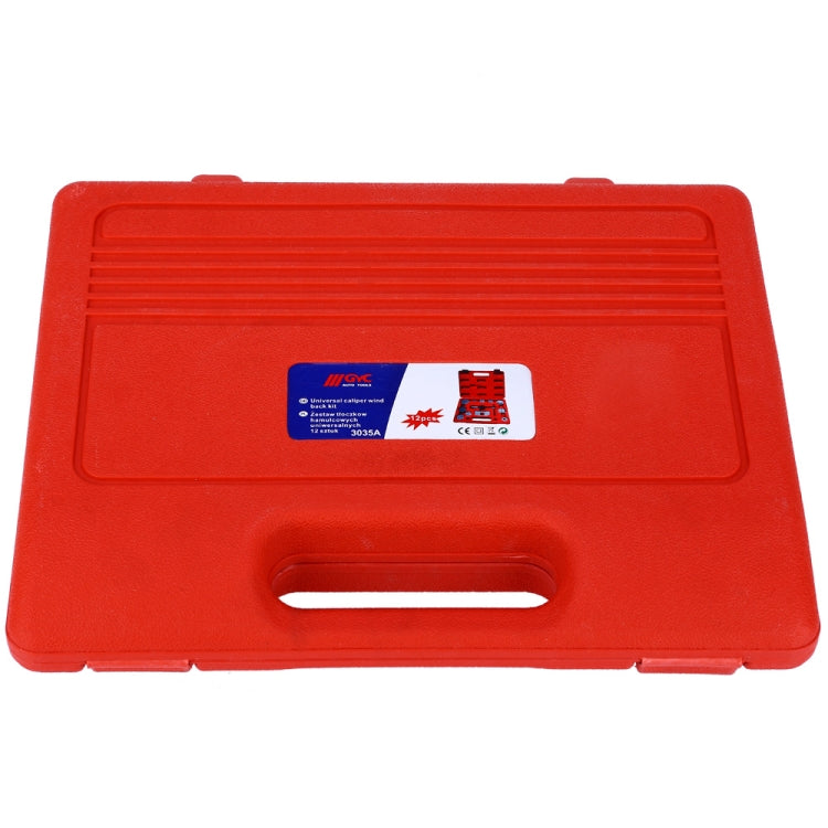 Universal Auto Car Precision Disc Brake Caliper Wind Back Tool Kit Brake Pad Brake Pump Brake Piston Car Repair Tool Kit, 12 In 1 Brake Air Pump