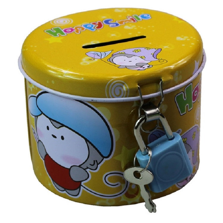 4 PCS Tin Piggy Bank Kindergarten Gifts for Kids, Random Color Delivery, Tin Piggy Bank