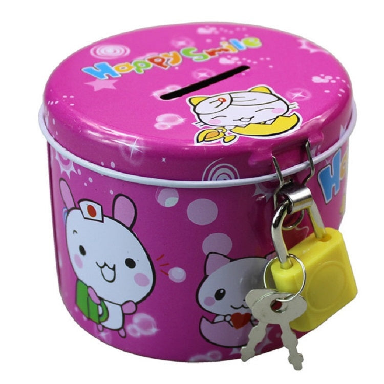 4 PCS Tin Piggy Bank Kindergarten Gifts for Kids, Random Color Delivery, Tin Piggy Bank