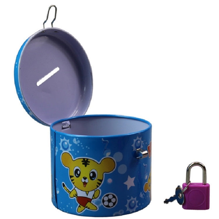 4 PCS Tin Piggy Bank Kindergarten Gifts for Kids, Random Color Delivery, Tin Piggy Bank