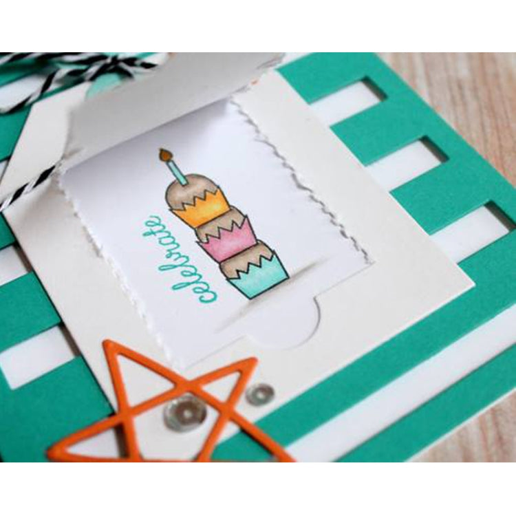 Bookmark Tag Knife Mold DIY Box Cutbook Greeting Card Making Mold, Bookmark Tag Shape